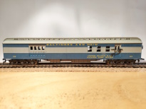 carrozza bagagliaio P.O. Baltimore & Ohio