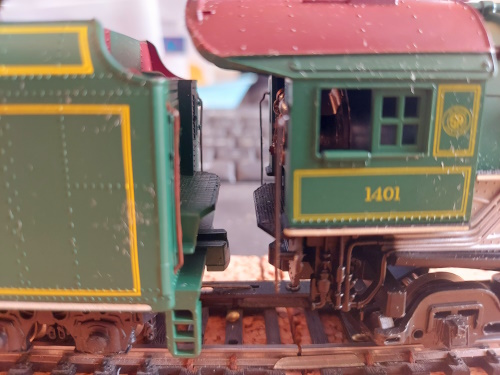 aggancio tender locomotiva
