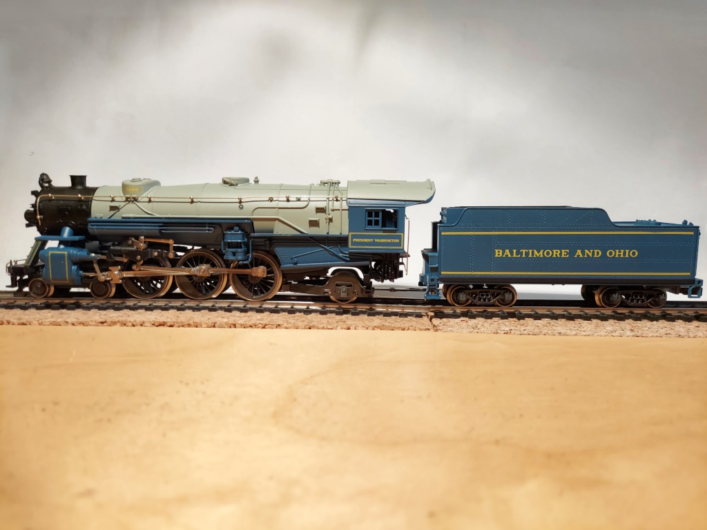 Locomotiva Heavy Pacific Baltimore & Ohio