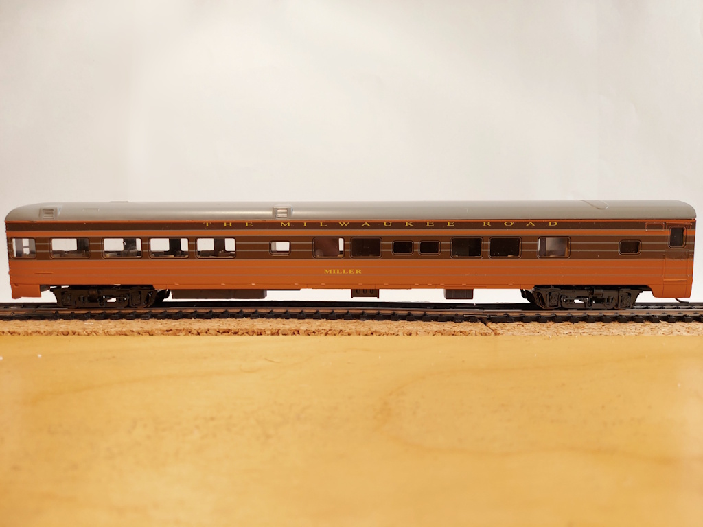 Carrozza di coda Milwaukee Road