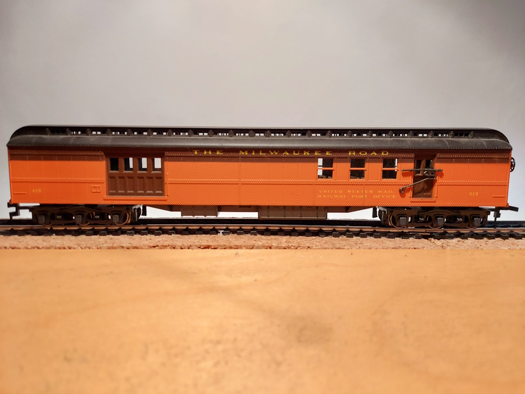 Carrozza Baggage P.O. Milwaukee Road